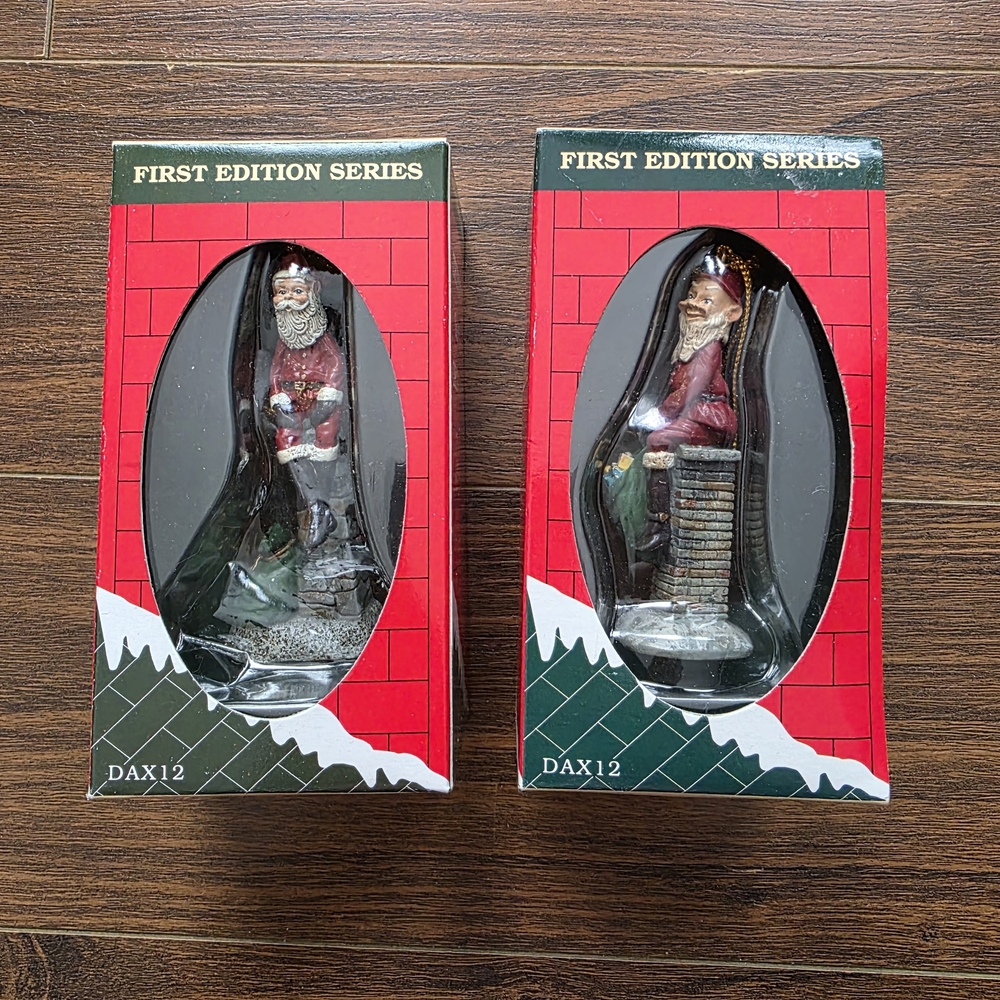 Vintage First Edition Series Jim Shore Santa Figurines